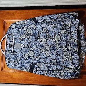 Jones New York Batik Floral Women's Top